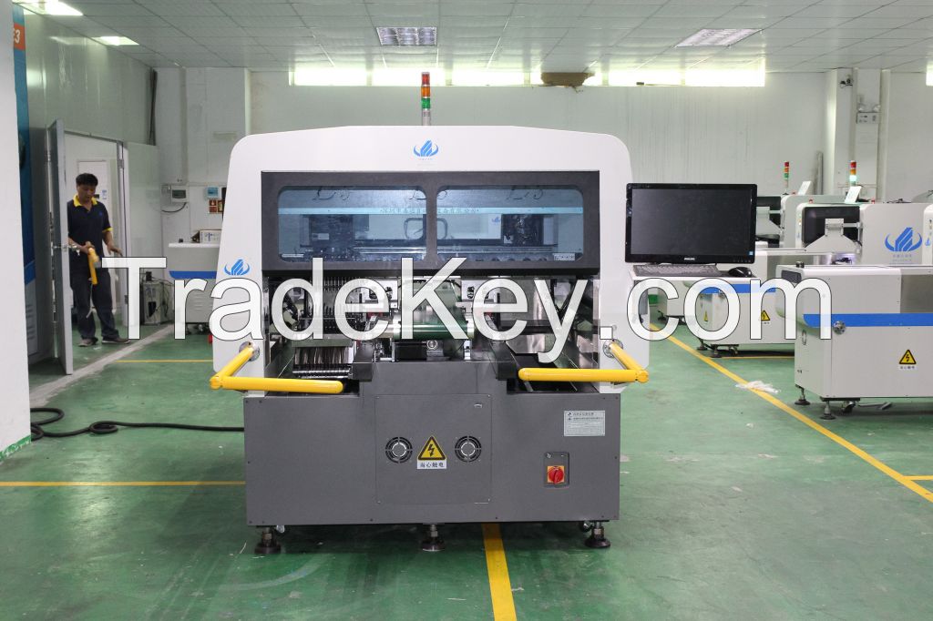 Automatic SMT intelligent LED pick and place machine for strips,high-speed SMT LED mounter,LED placement machine,45 heads