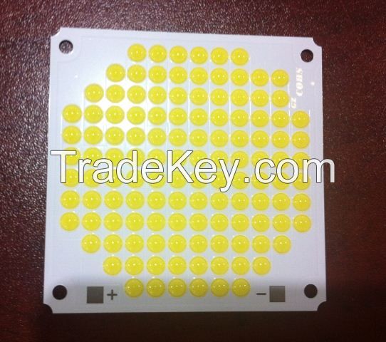 1~280w high power LED light source supply, with chips directly dot on heat sink,