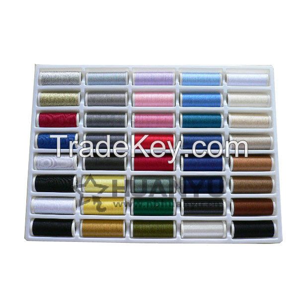 100% spun polyester sewing thread