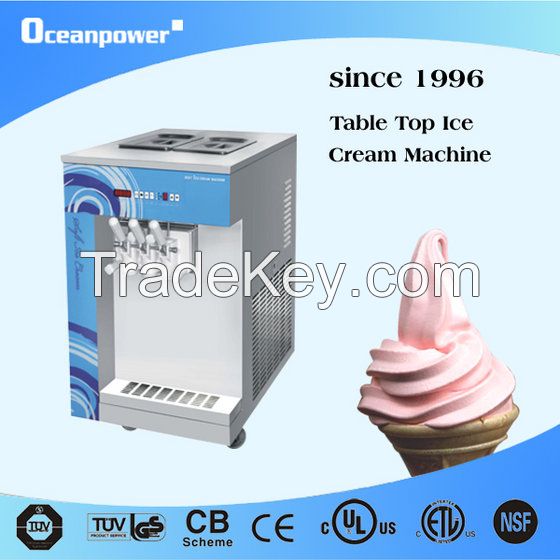 OP132BA Table Top Ice Cream Machinery(CE, UL, GS, CB, ETL, TUV, ISO)