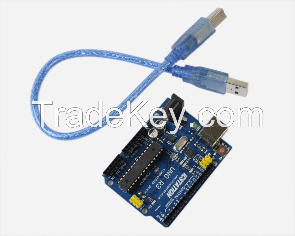 ICStation ATMEGA328 UNO V3.0 R3 Board Compatible Arduino UNO R3