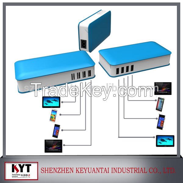 8 Ports USB Charger for all brand mobile phones and tablets with uk,eu,us,au plug