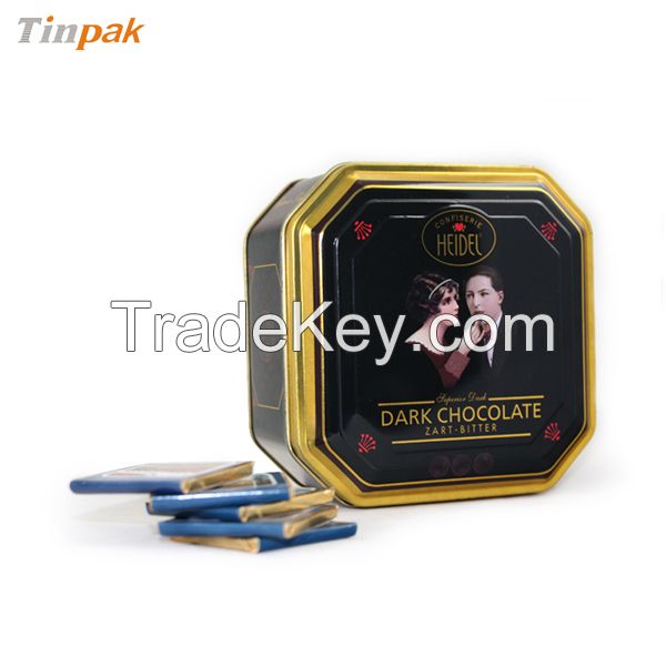 Octagonal Chewy Candy Tin Boxes