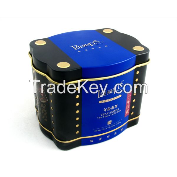 hot-selling airtight tea tin container box