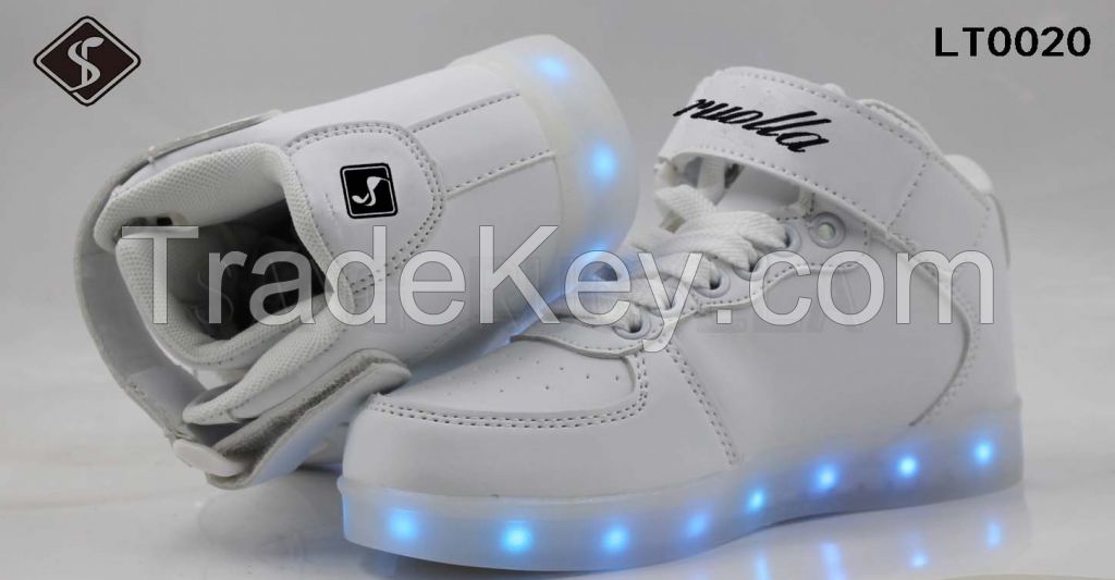 hot sale kids and women led boots with light outsole