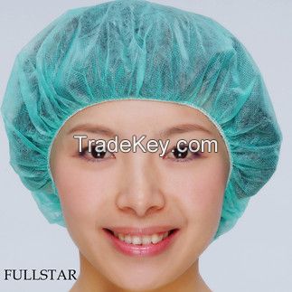 Non-Woven Nurse cap, Disposable bouffant cap,