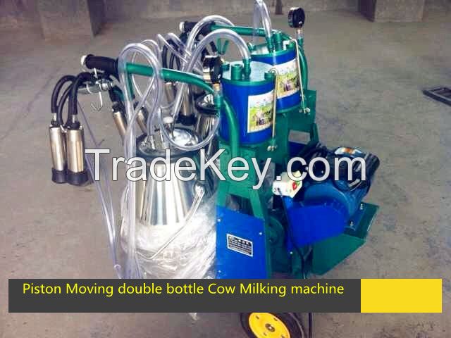 single/double bucket cow milking machine milker