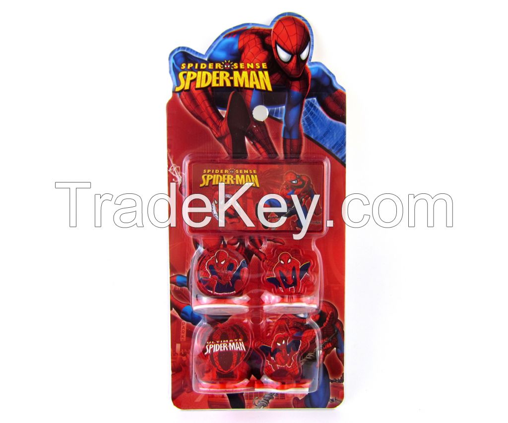 Spider-man Stamp Toys Witn Ink Pad