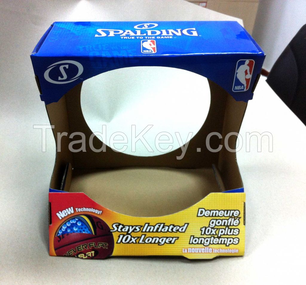 Golf ball paper packaging box