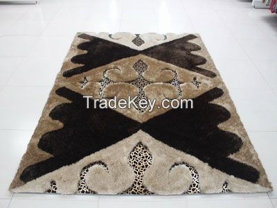 Hand-Made exotic polyester shaggy carpets (Ethnic characteristic)