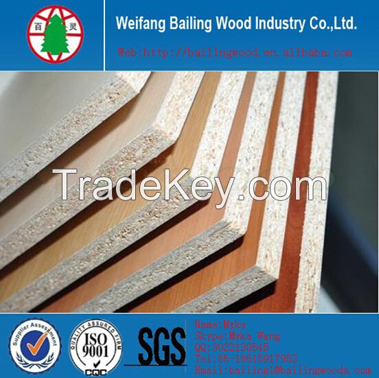 plain/melamine particle board for interior furniture and decoration