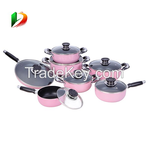 cookware set/soup pot/fried pan/woks