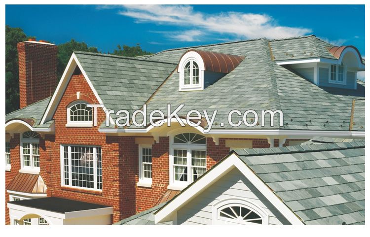 heat insulation natural slate roofing tile