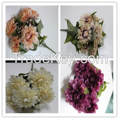 artificial wholesale bouquet sunflower, bunch flowers on sale