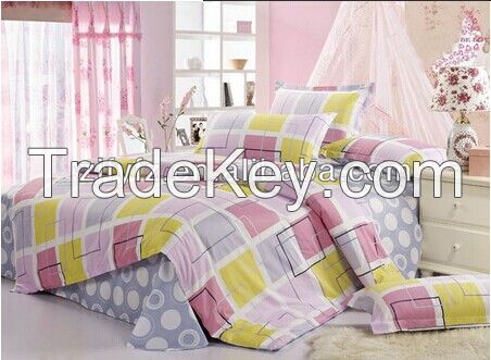 100% polyester printed bed sets