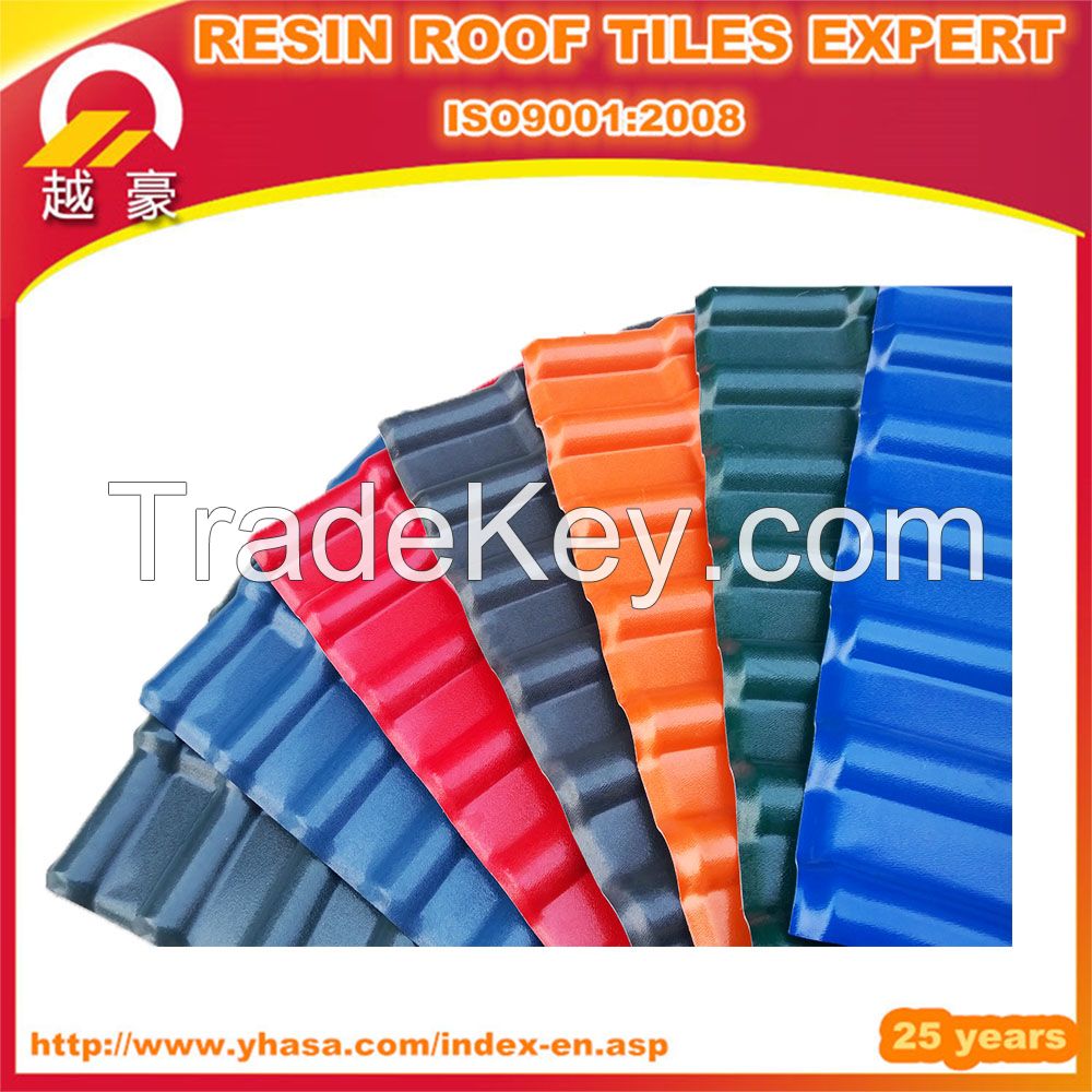 High quality building materials roof tiles ASA synthetic tiles