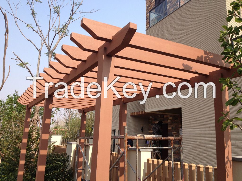 Outdoor WPC composite pergola