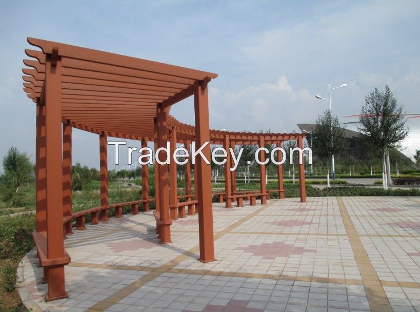 Outdoor WPC composite pergola