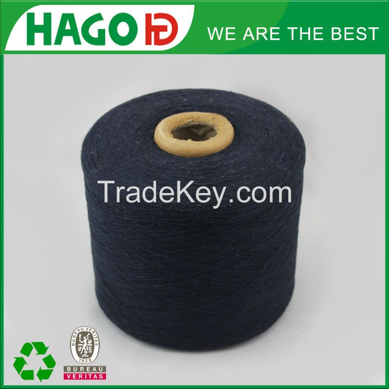 low price open end ne8s regenerated cotton polyester yarn