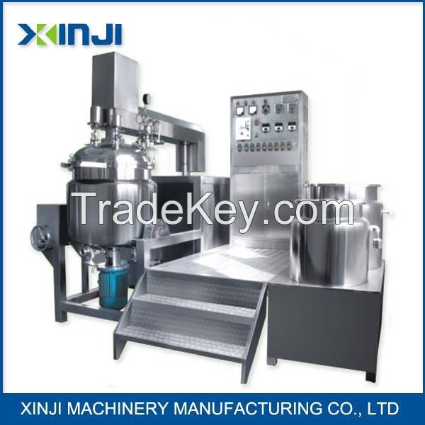 cosmetic cream making machine vacuum emulsifying machine vacuum mixer homogenizer 