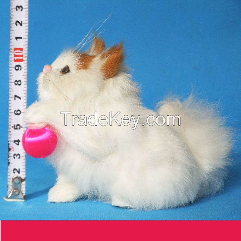 2014 hot sale plush toys lifelike animals toys stuffed cats toy