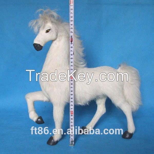 2014 hot sale plush toys lifelike animals toys stuffed big animal horse