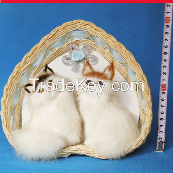 2014 hot sale plush toys lifelike animals toys stuffed cats toy