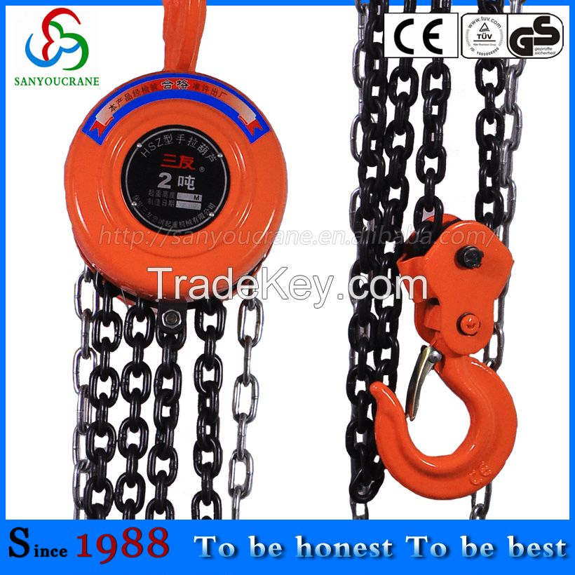 Triangle chain block/lever chain block/chain block/manual chain block