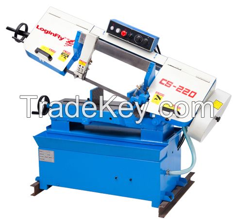 LoginFly Brand High Quality Semi Automatic band saw Metal Cutting Machine