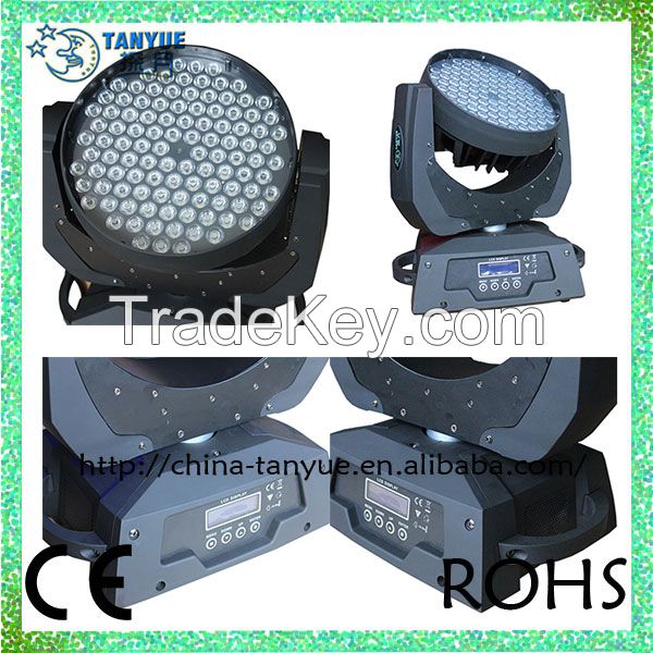 3w 108pcs rgbw led disco lights moving head