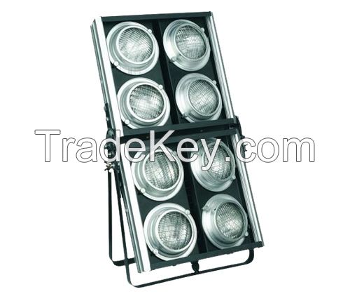 Eight head lamp audience