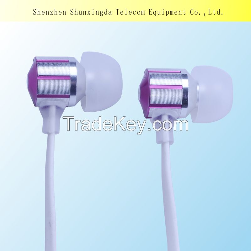 SXD Earbuds mobile Earphone for all mobile phone with MIC function