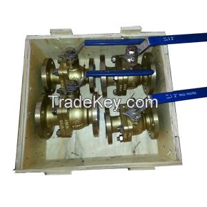 PTFE Seated Aluminum Bronze Ball Valve, 150# - landee valve