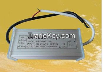 24-36Vdc constant current 2400mA LED driver