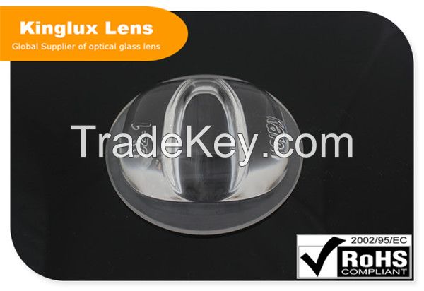 cob Glass LED lens for 10W 20W 30W led street light (KL-SL92) 