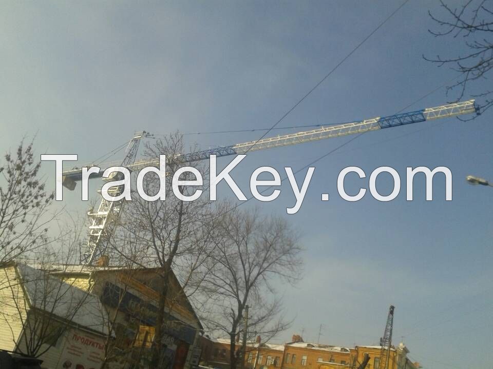 QTZ180tm H25/23 tower crane