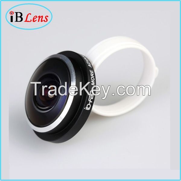 Universal 235 Degree Detachable Clip Super Fisheye Camera Lens for iPhone iPad Samsung