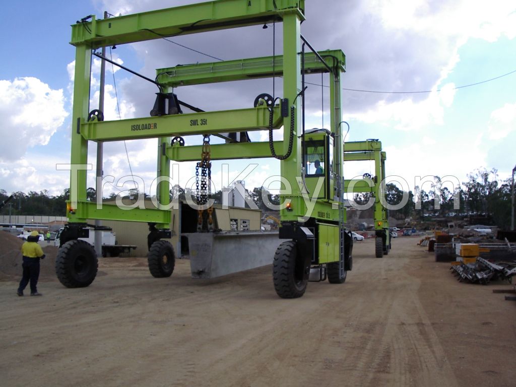 Isoloader Heavy Lift Material Handling Straddle Carrier