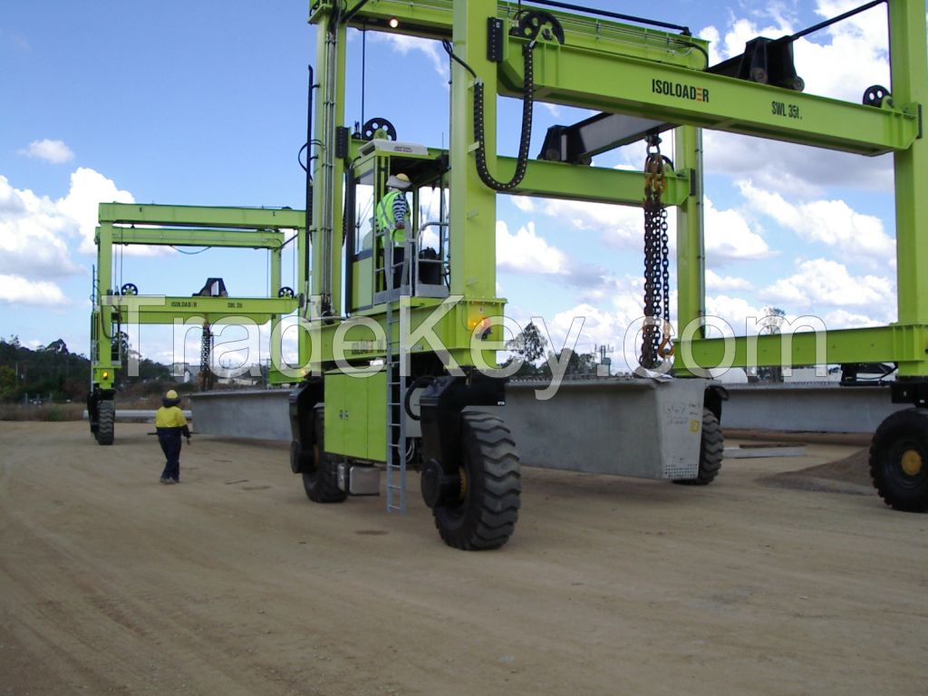 Isoloader Heavy Lift Material Handling Straddle Carrier