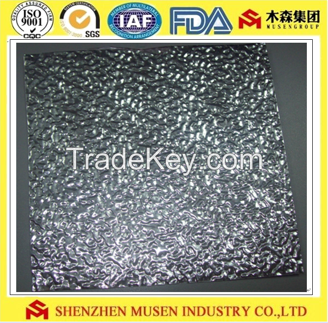 Stucco Embossed Aluminium Sheet/Coil for Refrigerator/Decortation