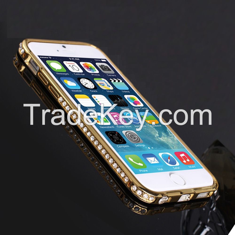 SHENGOÃ¢ï¿½Â¢  Luxury Diamond Metal Bumper for iPhone6