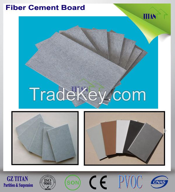 100% Asbestos Free Fiber Cement Board for Partition Wall ISO9001-2008