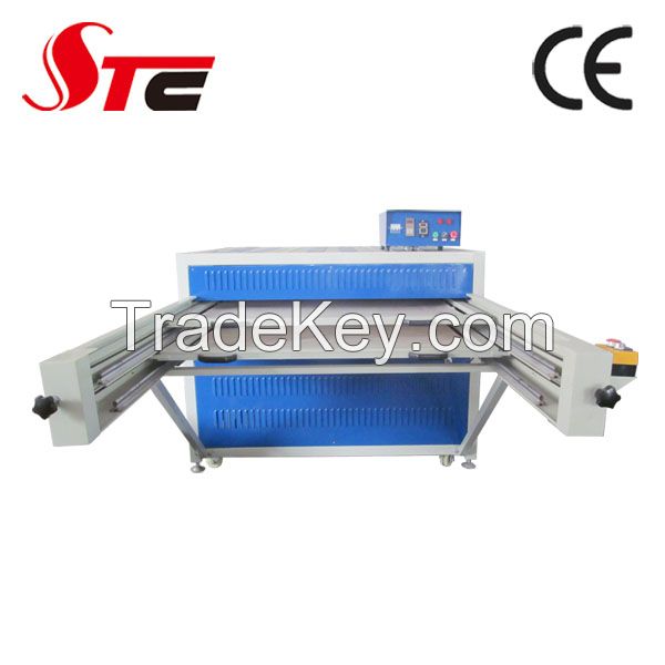 large format hydraulic t shirt printing machine