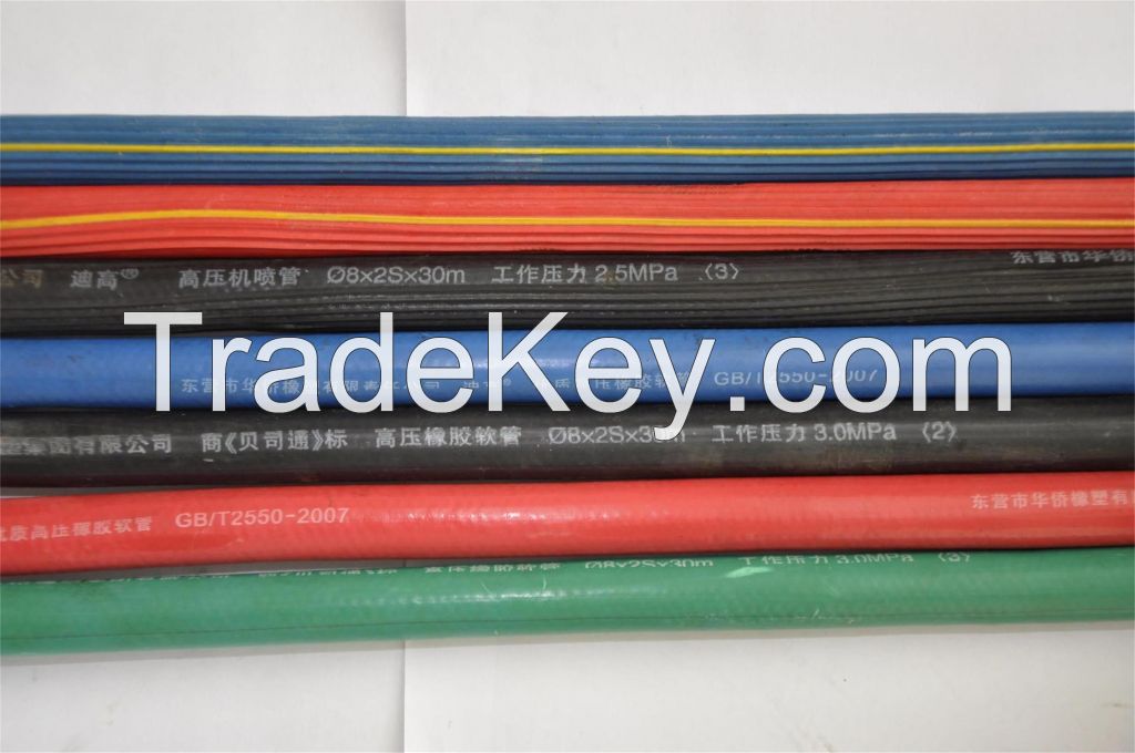 oxygen and acetylene hoses