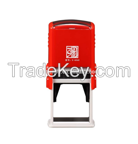 Square 40X40mm Factory HongTu Self inking stamp office use stamp rubber stamp Square/Retangle size 40x40mm