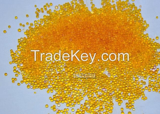 Orange silica gel desiccant