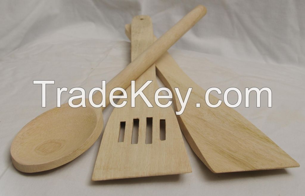 Mango wood Spoon Set 16"