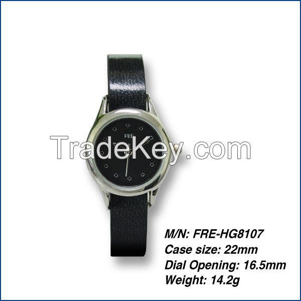 wholesales new style 2014 fashionable hot sell ladies leather watch