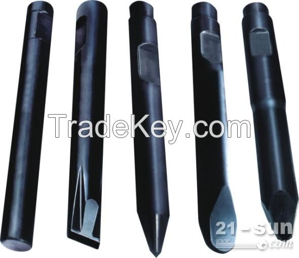 Hydraulic Breaker Chisels, Breaker Parts, Rock Chisels