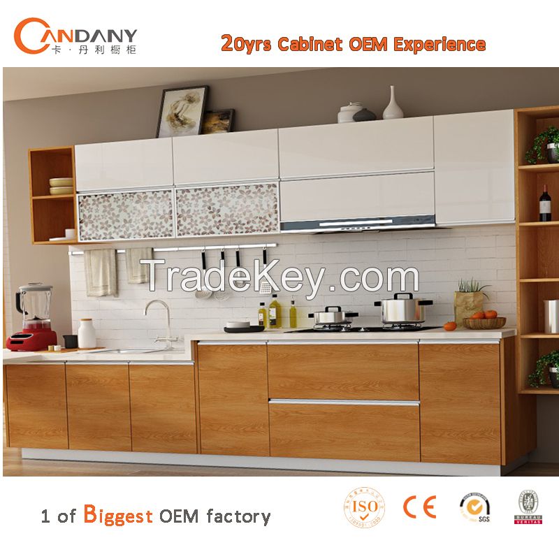 20 Years Cabinet/Wardrobe OEM Eco-friendly Acrylic Kitchen Cabinet Euro Hot Home Appliances